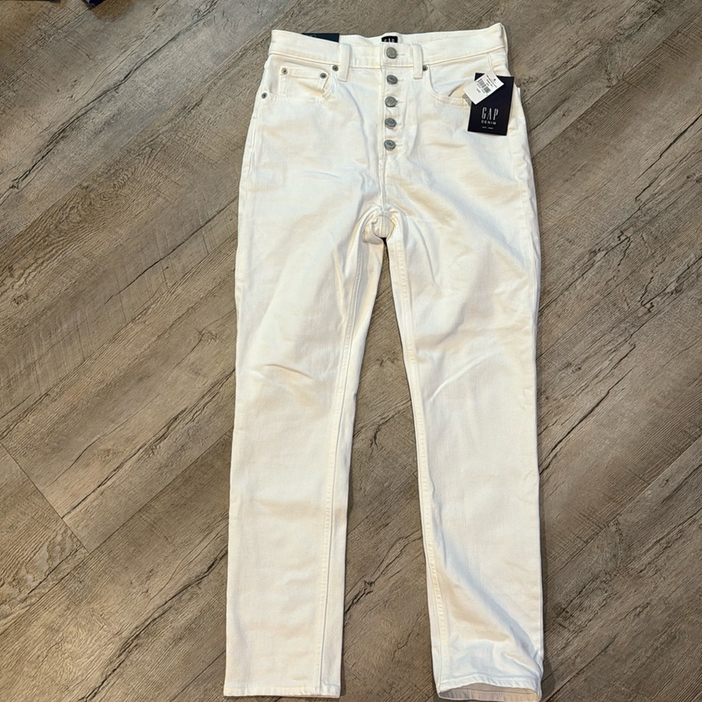 Gap white denim